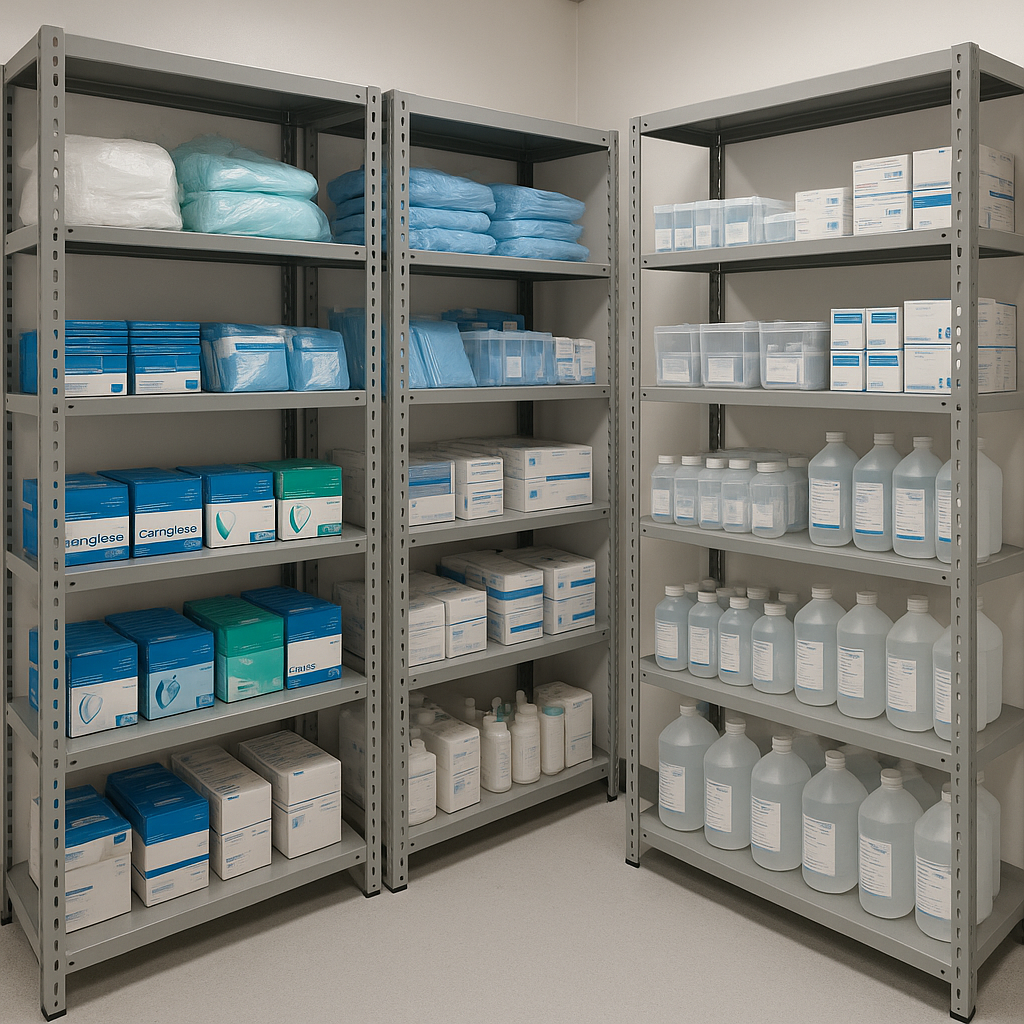 Healthcare Slotted Angle Racks