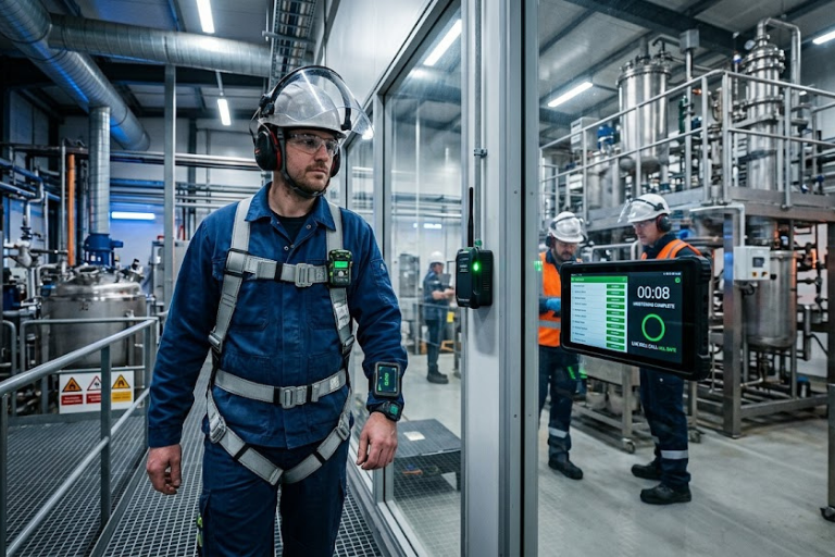 Pharmaceutical Hazardous Area Worker Safety Monitoring Solutions Case Study Maharashtra
