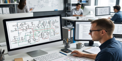 Global Engineering Design Services | PLC SCADA P&ID Control Panel Schematics India