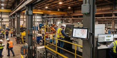 Real-Time Industrial Worker Safety Monitoring System - RTLS Wearable Tags India