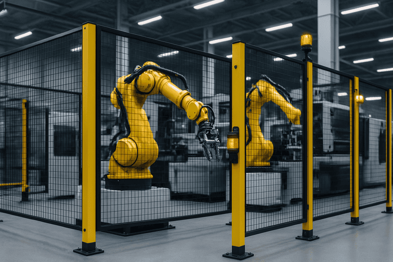 Industrial Machine Guarding Systems & Robot Safety Fencing Manufacturer Pune